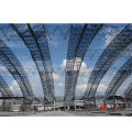 ESPACIO DE CONEXIÓN DE CONEXIÓN DEL Bola de perno de alta calidad Estructura del techo Arch Barrel Shed para planta de energía